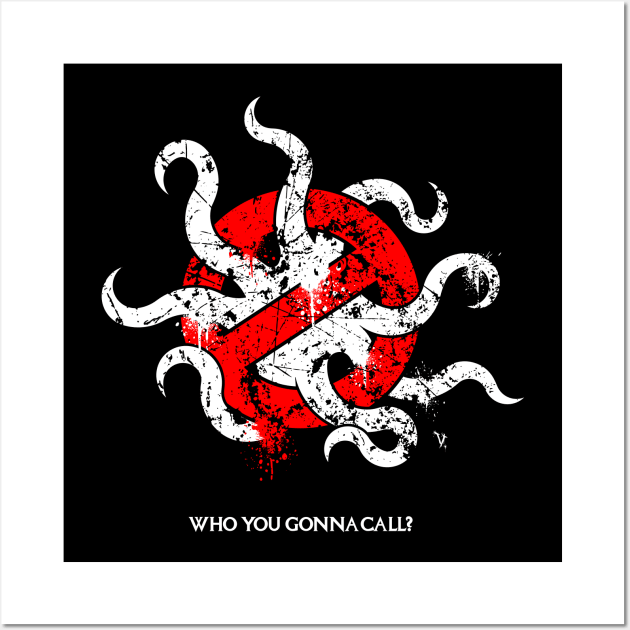 Cthulhu ghostbusters Wall Art by Super Octopus